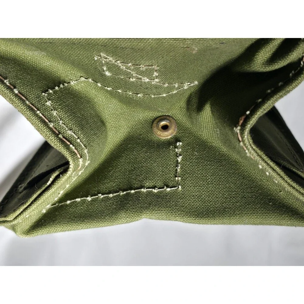 Original 1944 British Light II Respirator Pouch Bag Carry WWII Canvas Haversack